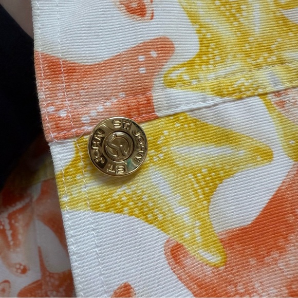 St. John Sport Starfish Print Jacket Size Large - Picture 5 of 5